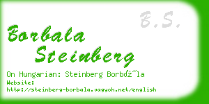 borbala steinberg business card